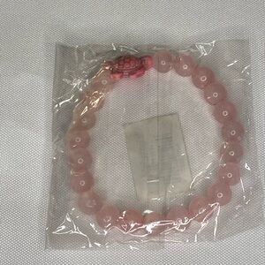 The Natural Stone Sea Turtle Bracelet Pink NIP